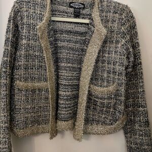 Elegant Women's Tweed Cardigan